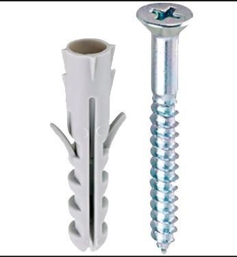 Parafuso c/ Bucha Nº 06 3,5x30 c/6pcs Encartelado - Vidal