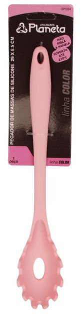 Pegador Massa Silicone 29 cm Rosa