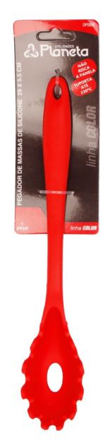 Pincel Silicone 26 cm Vermelho