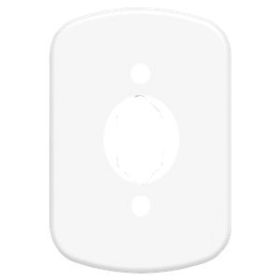 Placa 4x2 Tomada Redonda Encartelado - Vidal