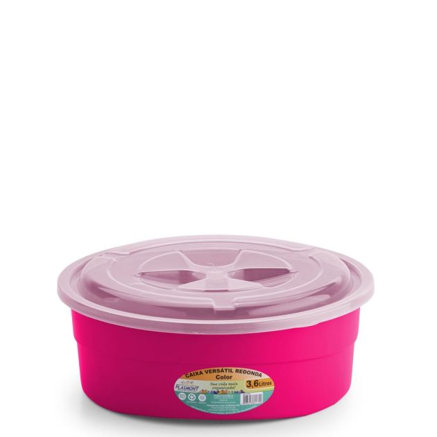 Plasmont Caixa Versatil Redonda 3,6l Color R:179