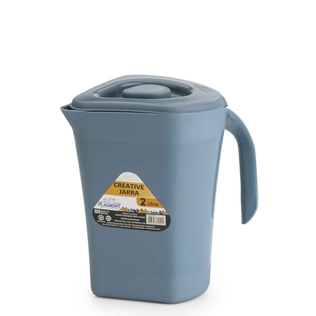 Plasmont Jarra Criative c/tampa 2 Lto Color Ref:175