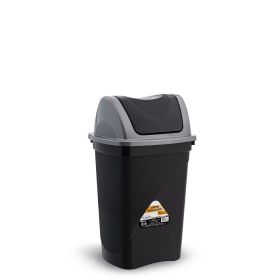 Plasmont Lixeira 15l. Basc. Preto Ref.0257