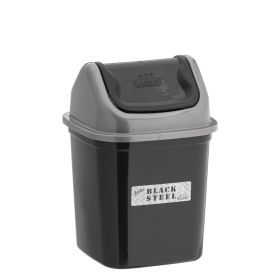 Plasmont Lixeira 3,6l Basc. Black Steel Ref: 561