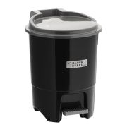 Plasmont Lixeira c/pedal Red. 12,5lt Black R:563