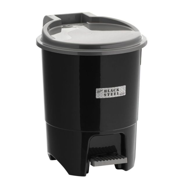 Plasmont Lixeira c/pedal Red. 12,5lt Black R:563