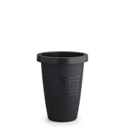 Plasmont Vaso Grego Coluna Red. 14,5 Lto Preto R:486