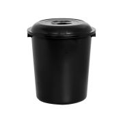 Plasnew Cesto Fechado Preto 53litros