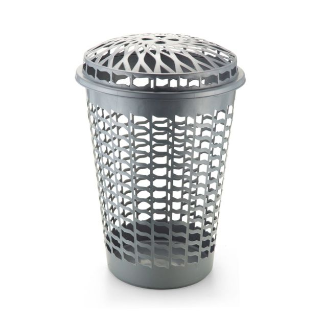 Plasnew Cesto Telado Cinza 56 Litros