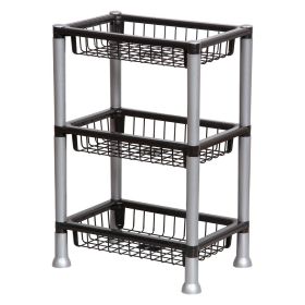 Plasnew Fruteira Retangular Empilhavel 3 Andares