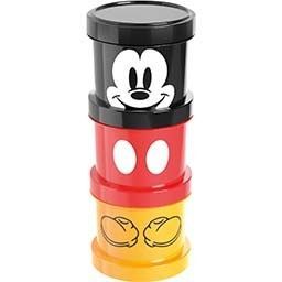 Plasutil Mickey Pote 3 Pecas Red Tp Rosca 150ml Ref:14610