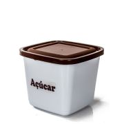 Pote Mantimento 1100 ml Acucar Quadrado Erca Ref:2230