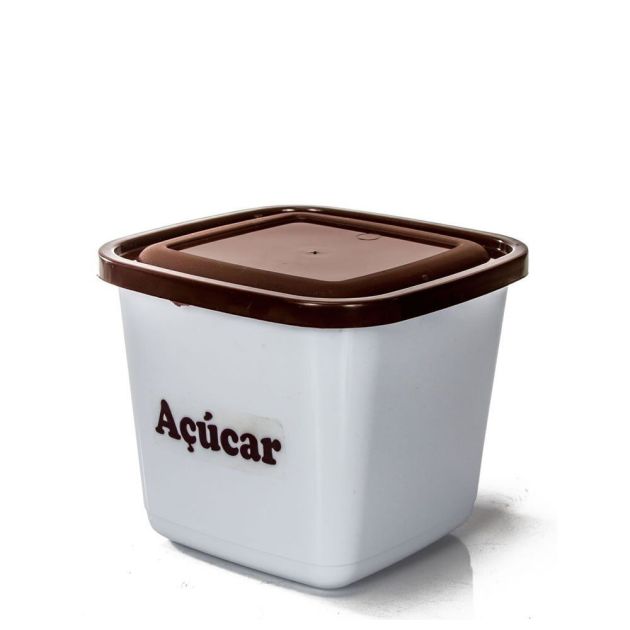 Pote Mantimento 1100 ml Acucar Quadrado Erca Ref:2230