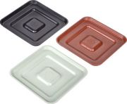 Prato p/  Vaso Quad. G. Color 22,5x22,5 cm R:07