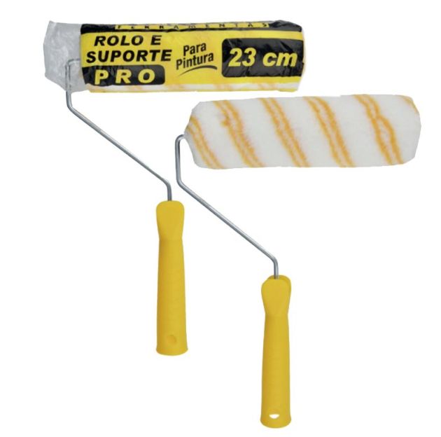 Rolo e Suporte de Pintura 23cm