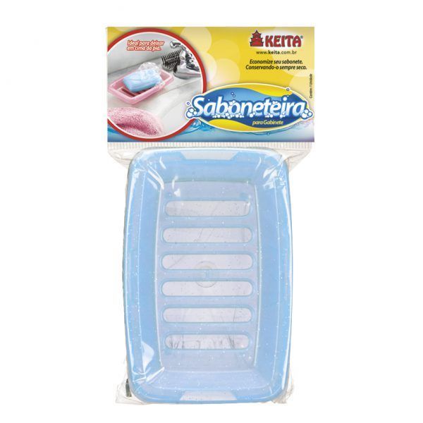 Saboneteira Plastica Cartela Keita Ref:sb01