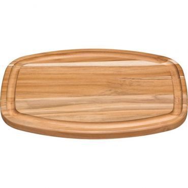 Tabua para Carne c/canaleta Oval 27x45 Cm