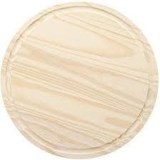 Tabua para Carne Redonda 22 cm Madeira Ref:154