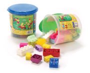 Toys Jogo Crie e Monte c/40 Pcs