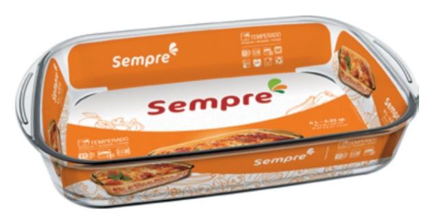 Travessa Lasanheira Sempre 4 Litros S/tampa Nadir