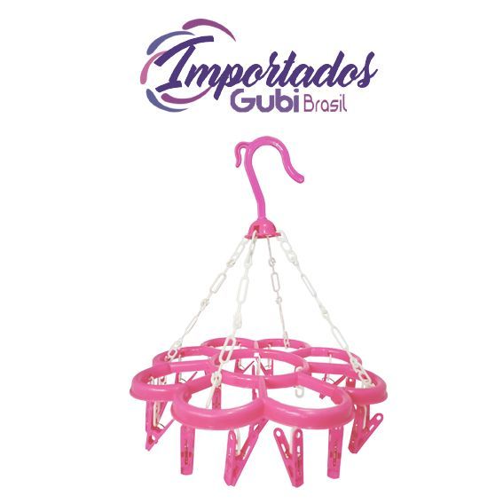 Varal de Lingerie 20 Prendedor 28cm