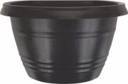 Vaso Cachepot p/painel Preto 1100 ml Ref:2847