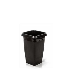 Vaso Plastico Coluna Preto 2.250 ml  Erca
