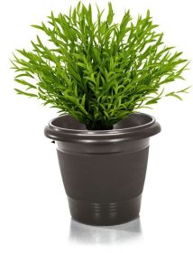 Vaso Plastico Redondo 700ml Preto R:1368