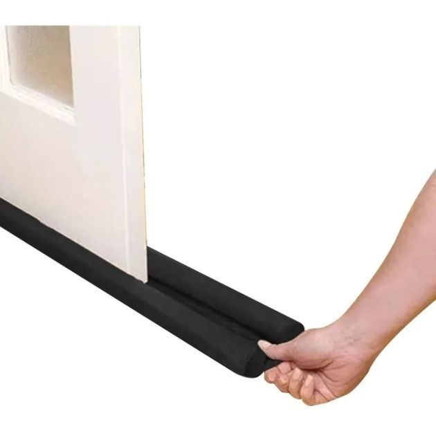 Veda Porta Preto Ajustavel 80cm